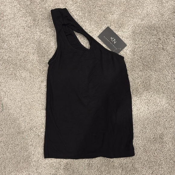Klassy Network One Shoulder Cut-Out Brami (NWT) - Picture 4 of 7